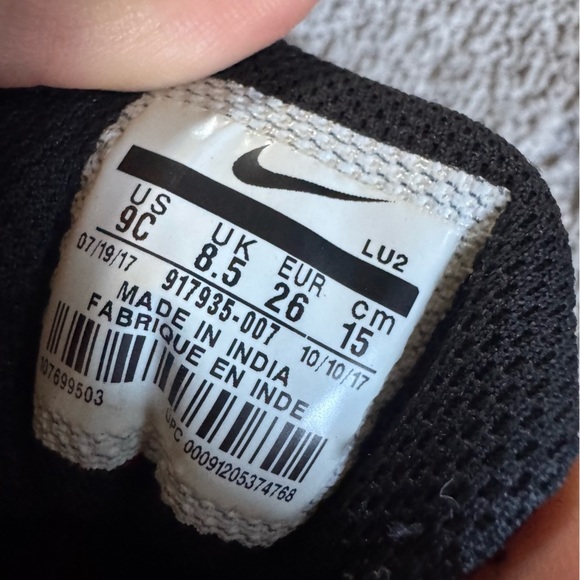 Nike Air Jordan kids boys sneakers bundle air max zero 90 6 rings black gray 9 - Picture 8 of 15